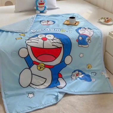 Chăn trẻ em hoạt hình 5D cotton đũi mềm mịn, thoáng mát 1m2x1m5, giá 149k 10