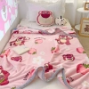 Chăn tuyết nhung Disney 1m5x2m bé đi học, mền nỉ mềm mịn không rụng lông 4