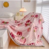 Chăn tuyết nhung Disney 1m5x2m bé đi học, mền nỉ mềm mịn không rụng lông 10