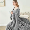 Chăn Tuyết Nhung Siêu Mềm 1.6KG, Mền Đắp Sofa Giường Văn Phòng Giữ Ấm Gọn Nhẹ 5