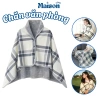 Chăn và Áo Choàng Văn Phòng 2 Lớp Dày Dặn, Nhẹ Mềm, Nhỏ Gọn, Giá Ưu Đãi 184k