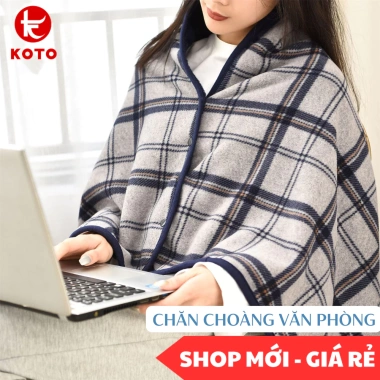 Chăn Văn Phòng 2 Lớp Dày Dặn và Áo Choàng Mềm Mại Nhỏ Gọn Tiện Dụng Giá 188k 2
