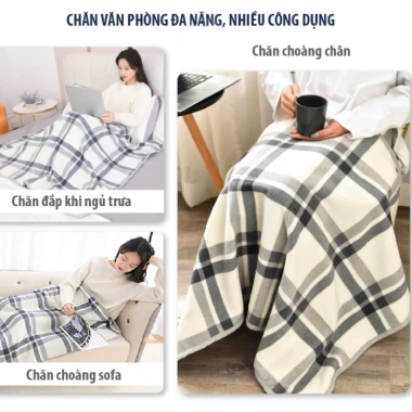 Chăn văn phòng áo choàng 1mx1.4m - Tinh tế, sang trọng dân văn phòng, giảm giá 198k 3 Chăn văn phòng áo choàng 1mx1.4m - Tinh tế, sang trọng dân văn phòng, giảm giá 198k 3