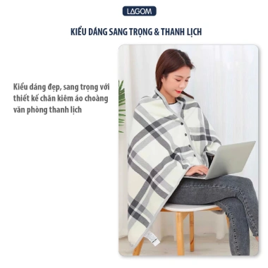 Chăn Văn Phòng Áo Choàng Ấm Áp, Lót Sofa và Ghế Ô Tô - Giá Giảm 179k | Lagom