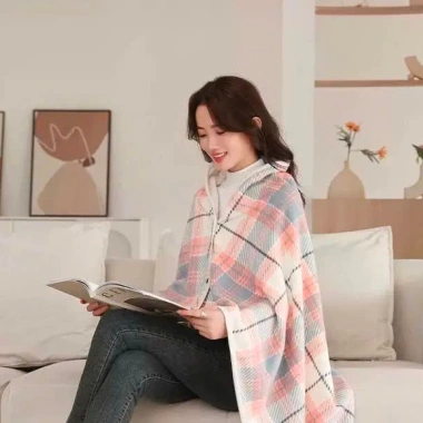 Chăn Văn Phòng Áo Choàng Ấm Áp, Lót Sofa và Ghế Ô Tô - Giá Giảm 179k | Lagom