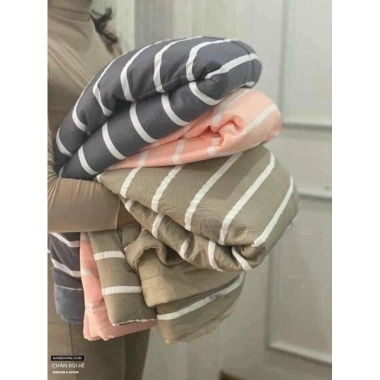 Chăn Văn Phòng Hè Cotton Poly 1.7x2m - Tiện Lợi, Nhỏ Gọn, Giá 125k Giảm Sốc