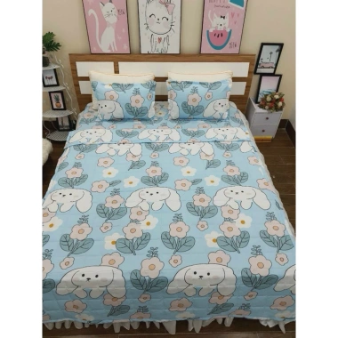 Chăn Văn Phòng Hè Cotton Poly 1.7x2m - Tiện Lợi, Nhỏ Gọn, Giá 125k Giảm Sốc
