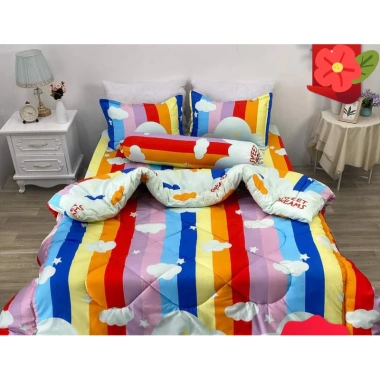 Chăn Văn Phòng Hè Cotton Poly 1.7x2m - Tiện Lợi, Nhỏ Gọn, Giá 125k Giảm Sốc