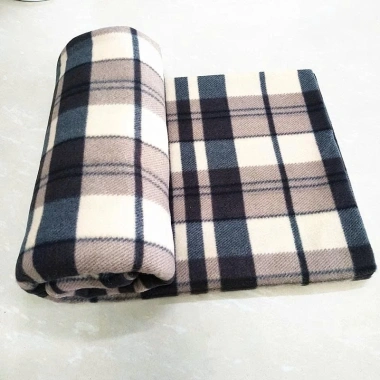 Chăn văn phòng nỉ họa tiết kẻ đa kích thước, mền dày mềm mại, đa màu - Giá 65.000₫ 8