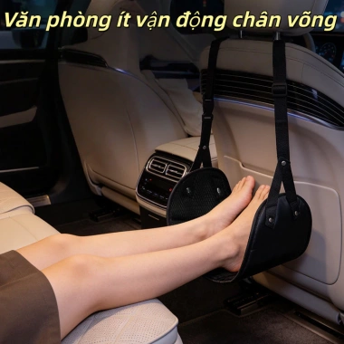 Chân võng du lịch máy bay - Giảm mệt mỏi, không thấm nước, hỗ trợ sưng chân, đạp nhà swing 75k