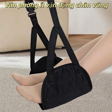 Chân võng du lịch máy bay - Giảm mệt mỏi, không thấm nước, hỗ trợ sưng chân, đạp nhà swing 75k