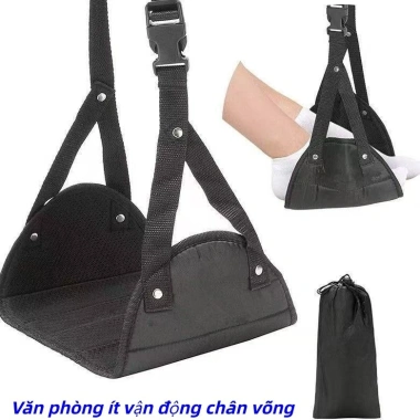 Chân võng du lịch máy bay - Giảm mệt mỏi, không thấm nước, hỗ trợ sưng chân, đạp nhà swing 75k