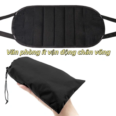 Chân võng du lịch máy bay - Giảm mệt mỏi, không thấm nước, hỗ trợ sưng chân, đạp nhà swing 75k