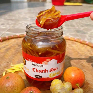 Chanh Đào Mật Ong Điềm Kim: Nước ép thiên nhiên vitamin C giảm cân chỉ 105.000₫