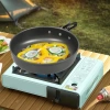 Chảo chiên cắm trại URJUMPEA tay cầm gập, hợp kim nhôm nhẹ siêu bền, chống dính di động cho dã ngoại 9