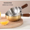 Chảo Inox MINI 14-17cm - Nồi ăn dặm bé, tay cầm gỗ bền, tiện lợi, 29.000đ 2