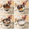 Chảo Inox MINI 14-17cm - Nồi ăn dặm bé, tay cầm gỗ bền, tiện lợi, 29.000đ 4