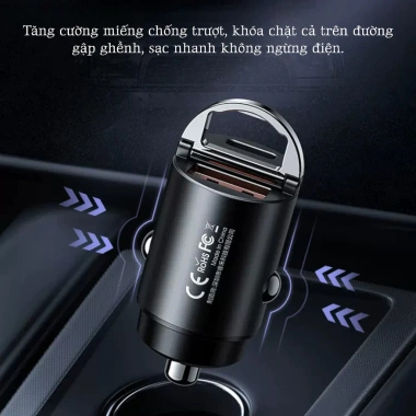 Charger ô tô ẩn trong sạc nhanh 45W – Tiện lợi, nhỏ gọn, giảm giá 20% chỉ 280.000₫ 5