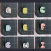 Charm Chữ 3 chữ tặng keo dán Mini trang trí kẹp tóc handmade ốp lưng bình nước nón bảo hiểm 3