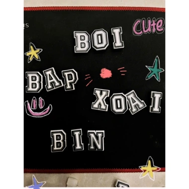 Charm chữ cá nhân cho dép - Trang trí nổi bật, cá tính, giảm còn 10.000₫ 5