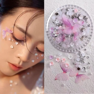 Charm Đá Dính Mặt - Bộ Trang Điểm Đánh Bóng Tiệc và Concert, Kèm Keo và Dụng Cụ Dán, Giá Ưu Đãi 17.100₫ 10 Charm Đá Dính Mặt - Bộ Trang Điểm Đánh Bóng Tiệc và Concert, Kèm Keo và Dụng Cụ Dán, Giá Ưu Đãi 17.100₫ 10