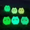 Charm dạ quang 7 màu mèo béo DIY – Phát sáng, trang trí tiểu cảnh, chỉ 12.000đ – Quà bé 3