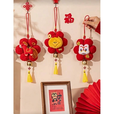 Charm móc treo hình ngựa đỏ - Trang trí áo dài năm Bính Ngọ, giảm còn 95.000₫ 6