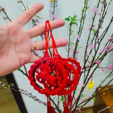 Charm Ngựa Đỏ Treo Đào Quất 3D Tết Bính Ngọ – Quà Tặng Độc đáo Giá 18k