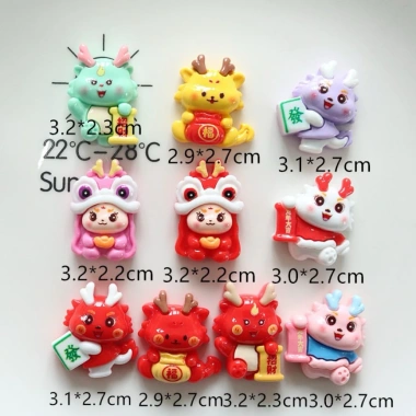 Charm Slime Sticker Gắn Dép Hình Rồng Đa Mẫu - Trang Trí Tết, Giá chỉ 35.000 VND