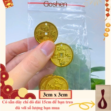 Charm Thỏi Vàng Mini - Nhựa xi vàng trang trí cây tài lộc, kẽm nhung Tết 2.026 11.500 VND 10 Charm Thỏi Vàng Mini - Nhựa xi vàng trang trí cây tài lộc, kẽm nhung Tết 2.026 11.500 VND 10