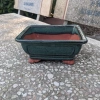Chậu bonsai mini chữ nhật men xanh hỏa biến gốm Bát Tràng 17x13x7,5 cm Giá 45.000đ 7