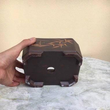 Chậu bonsai mini đất nung gốm Bát Tràng BM-104 - Giá chỉ 67.999đ, thiết kế sang trọng cho không gian xanh