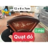 Chậu bonsai mini gốm Bát Tràng màu đỏ có quạt, giá chỉ 35.000đ, giảm 10.000đ 2