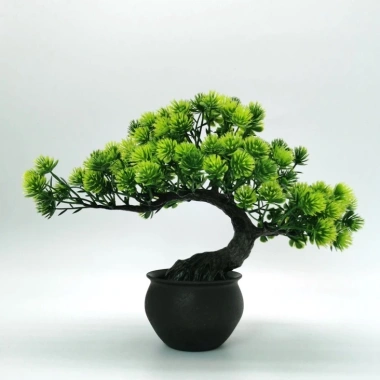Chậu cây cảnh mô phỏng xanh bình tròn nâu – Trang trí nhà cửa, giảm còn 69.000₫ 5