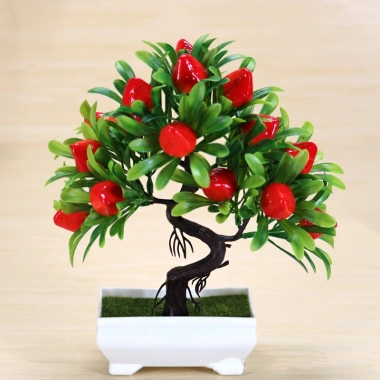 Chậu cây cảnh mô phỏng xanh bình tròn nâu – Trang trí nhà cửa, giảm còn 69.000₫ 9