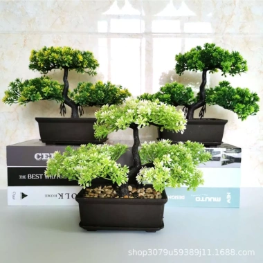 Chậu cây cảnh mô phỏng xanh bình tròn nâu – Trang trí nhà cửa, giảm còn 69.000₫ 10