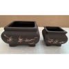Chậu cây cảnh vuông khum mini bonsai gốm Bát Tràng màu nâu, giá 68.000₫ giảm mạnh
