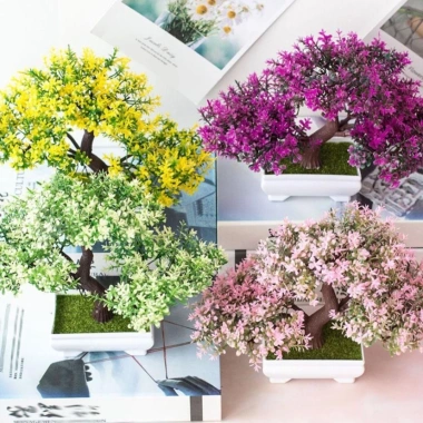 Chậu Cây Giả Phú Quý Cao Cấp Kèm Chậu 25x18cm Đủ Màu Sắc Giá Ưu Đãi 21.120₫ 3