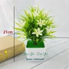 Chậu cây hoa nhài giả mini sinh động - Trang trí nội thất hiện đại, giá ưu đãi chỉ 38.000đ 7