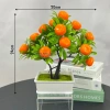 Chậu cây mini bonsai nhân tạo cao, điểm nhấn xanh mát, giảm giá chỉ 72.000₫ 6