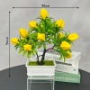 Chậu cây mini bonsai nhân tạo cao, điểm nhấn xanh mát, giảm giá chỉ 72.000₫ 10
