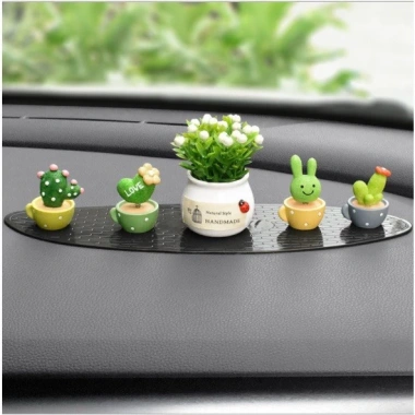 Chậu cây tiểu cảnh OTOVIP - Set bàn, tablo xe, tượng, giảm còn 44.100 VND