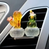 Chậu Cây Xương Rồng Mini Nhựa Resin Trong Suốt - Trang Trí Bàn Giá 38.5k 2