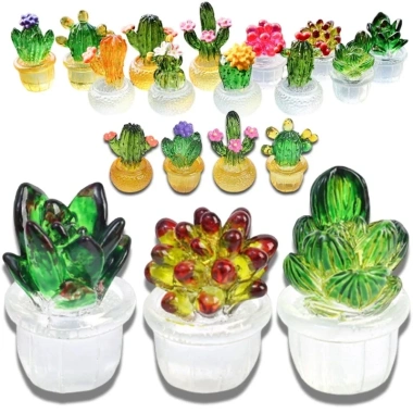 Chậu Cây Xương Rồng Mini Nhựa Resin Trong Suốt Trang Trí Bàn Giá Ưu Đãi 38,500 VND 9 Chậu Cây Xương Rồng Mini Nhựa Resin Trong Suốt Trang Trí Bàn Giá Ưu Đãi 38,500 VND 9