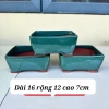 Chậu Chữ Nhật Vát Mini Bonsai Tiểu Cảnh Gốm Sứ Bát Tràng Loại 1 Giá 50.000₫ 10