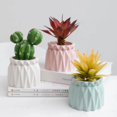 Chậu gốm sứ mini cỡ nhỏ - Trồng cây bàn, sen đá, trang trí nhà cửa, chỉ 20.000₫ 2