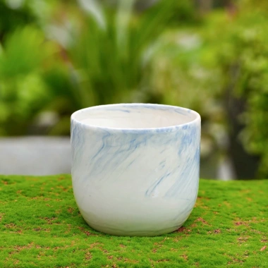 Chậu gốm sứ mini nắp phích thiết kế HUY NAM - Đa màu, giá 30.000 bàn, ban công 4