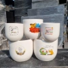 Chậu gốm sứ mini nắp phích thiết kế HUY NAM - Đa màu, giá 30.000 bàn, ban công 8