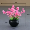 Chậu hoa Mini - Hoa giả, cây cảnh, trang trí nhà búp bê, terrarium, giá chỉ 35k 5