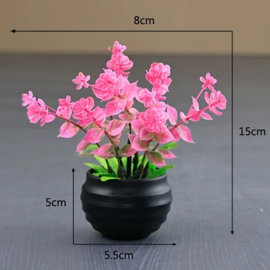 Chậu hoa Mini - Hoa giả, cây cảnh, trang trí nhà búp bê, terrarium, giá chỉ 35k 5 Chậu hoa Mini - Hoa giả, cây cảnh, trang trí nhà búp bê, terrarium, giá chỉ 35k 5